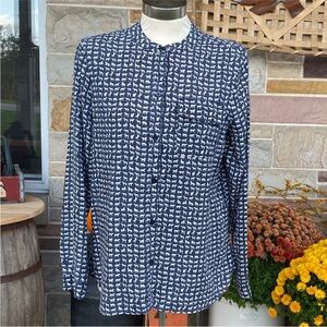 Liz‎ Claiborne Equestrian Button Down Top